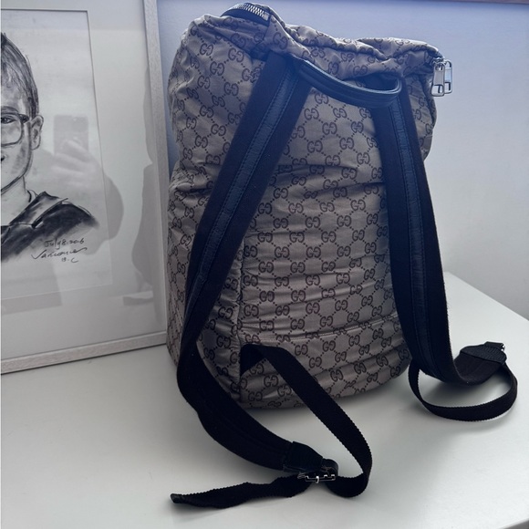 Gucci Monogram Canvas Backpack - Picture 8 of 13